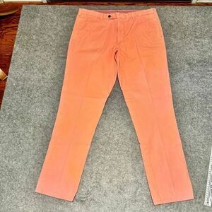 Sid Mashburn Flat Front Chinos. Peach color. Size 38.